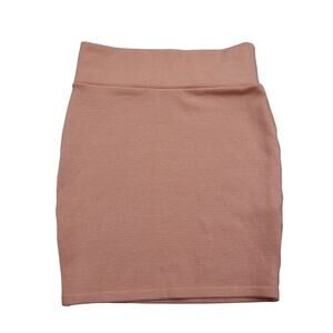 Love Republic Skirt Womens S Pink Banded Waist High Rise Pencil Cut Bottoms USA